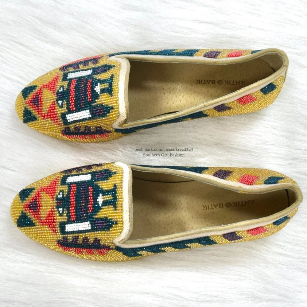 ANTHROPOLOGIE Embellished Shoes Intricate Slippers poshmark.com/closet/kreed324 - Picture 5 of 11